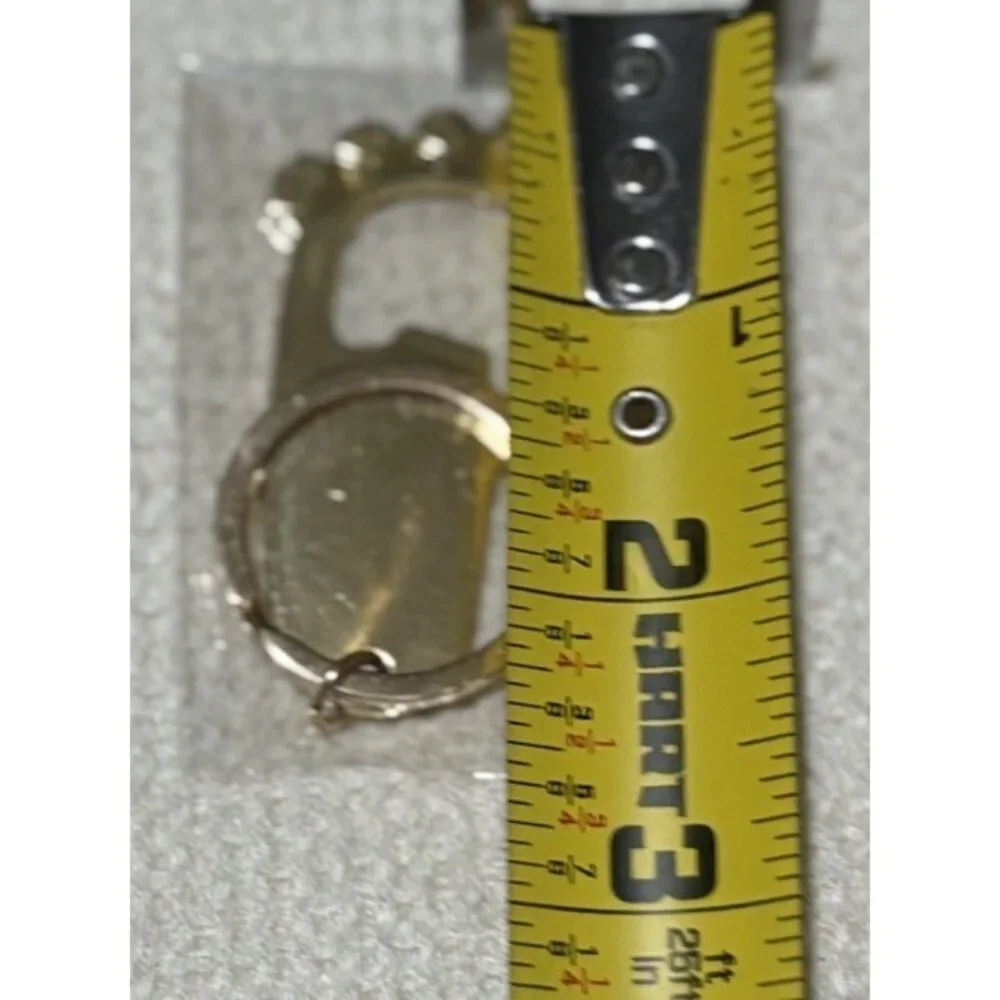 Lot of 11 Foot Shaped Bottle Opener Keychains Gold ToneMetal Novelty Party Favor